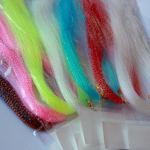 Tools Assist Crystal Fly Glow Jigs Material Tinsel Twisted Tying