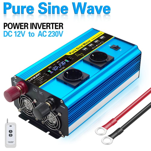 Pure Sine Wave 3000W 4000W 5000W 8000W Peak DC 12V to AC 220V