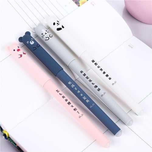 12Pcs Cute Kawaii Funny Cartoon Cat Lot Novelty pens Stationery