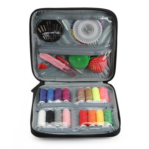 Portable Sewing Kit, Travel Sewing Kits for Adults Supplies Repair Project  Kit Needle Family Mini Sewing
