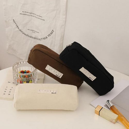 Kawaii Large Pencil Case Stationery Storage, Bags Canvas, Pencil