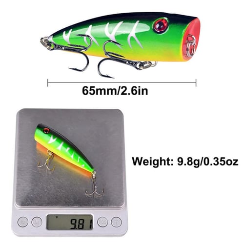 Crankbaits Popper Fishing Lure For Bass Fishing Shallow Diving