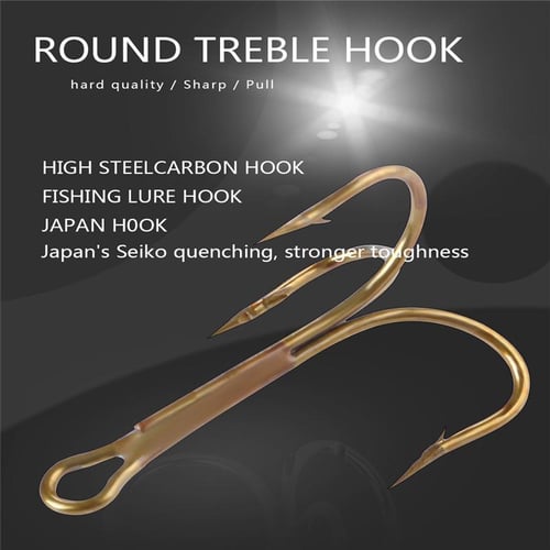 FISH KING 20pc/lot Fishing Hook three treble hook 3/0# - 16#High