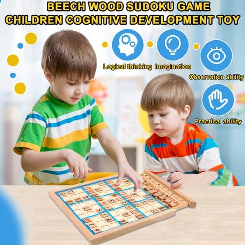 Children's Wooden Montessori Toys Kids Logical Thinking Training