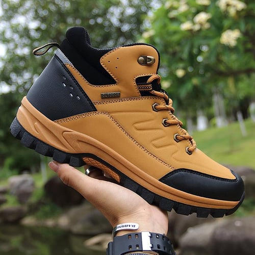 Cheap TUINANLE Men Winter Boots Warm Waterproof Sneakers Outdoor