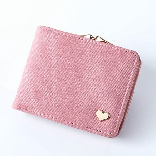 Wallets for Women Cute Pink Pocket Womens Wallets Purses Plaid PU Leather Long  Wallet Hasp Phone Bag Money Coin Pocket Card Holder Female Wallet Purse
