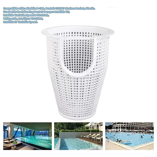 Mini Pool Skimmer Net Fine Mesh Solid Plastic Frame Portable Large Capacity  Heavy Duty Leaf Fine Debris Pool Cleaning Net Pool Accessories