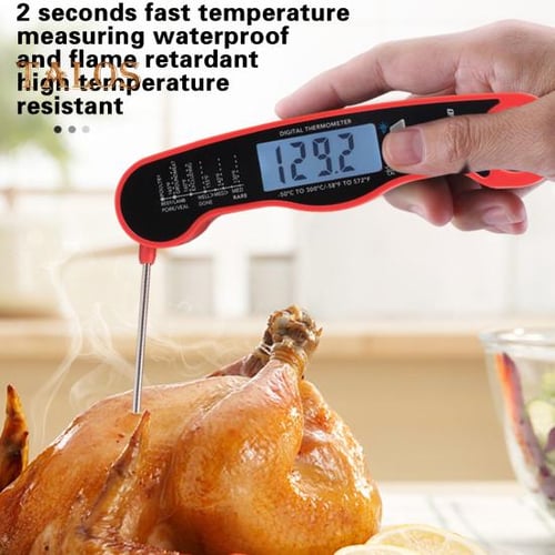 Meat Thermometer Probe Type Quick-measuring Anti-rust Useful Food Oil  Temperature Meter Kitchen Accessories