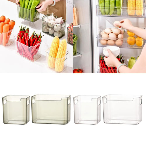 1pc Refrigerator Side Storage Box Organizer, Kitchen Fridge Door