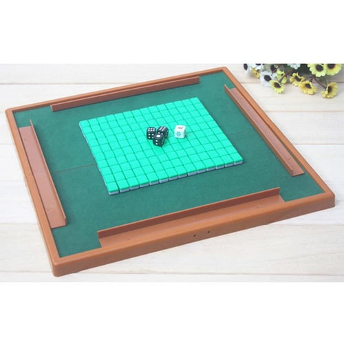 Mini Chinese Mahjong Board Game mahjong with Storage Box for Travel Board  Game Family Fun Toys