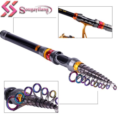 Sougayilang Fishing Rod BD Carbon Fiber Rod Superhard Boat Fly Lure Rod  with High Quality Telescopic - buy Sougayilang Fishing Rod BD Carbon Fiber  Rod Superhard Boat Fly Lure Rod with High