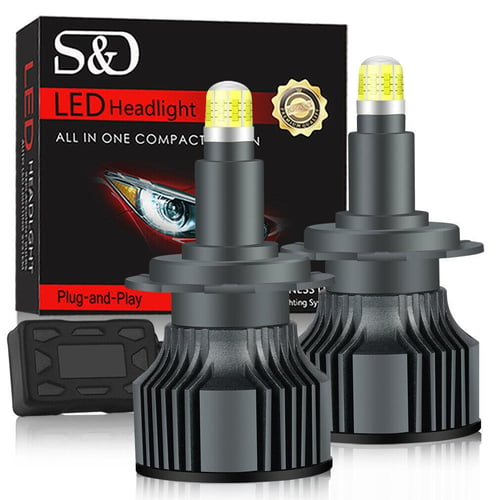 S&D H1 H4 H7 LED Canbus H8 H11 9005 HB3 9006 HB4 9012 Hir2 Turbo