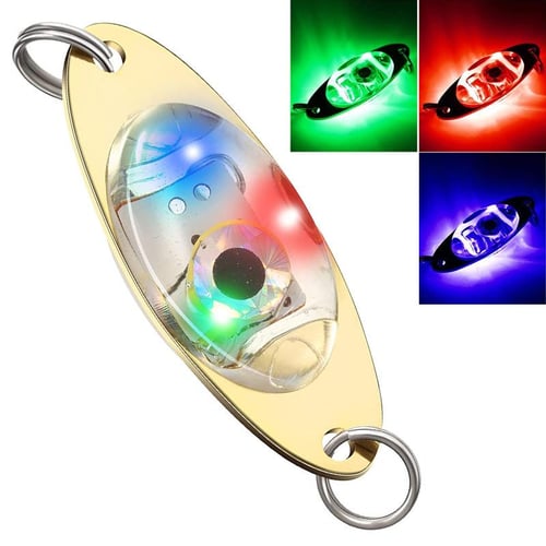 Led Fishing Lures Electronic Spoons Underwater Flasher Fishing
