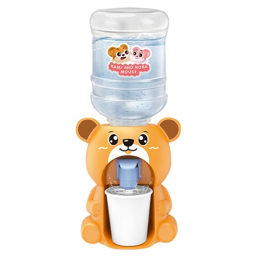 Mini Water Dispenser For Children Gift Cute Water Juice Milk Drinking  Fountain Simulation Cartoon Kitchen Toy