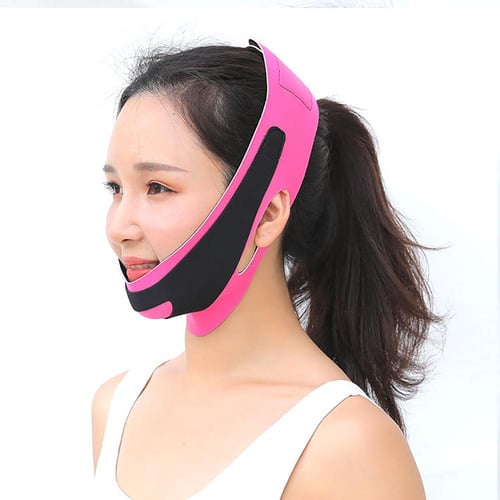 Women V Elastic Adjustable Face Bandage Shaper Double Chin