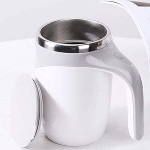 Cheap Stainless Steel Magnetic Self Stirring Mug Anti-scalding Cover  Automatic Electric Lazy Coffee Cup