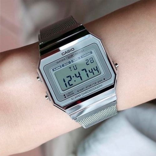 Casio Watch Digital Vintage Classic Milanese A700WM-7ADF – Watches