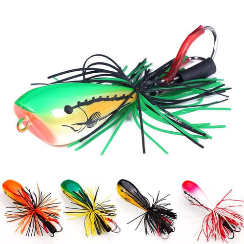 Frog Fishing Lures 90mm 10g Spinner Topwater Jig Bionic Artificial