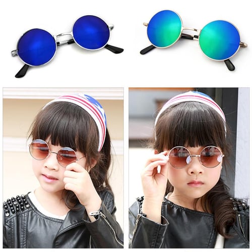 Kids SunglassesGirls Boys Retro Rectangle Glasses 2-10 Years