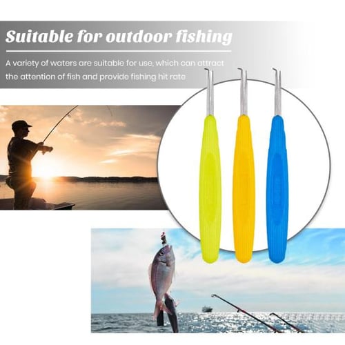 2Pcs Fishing Knot Tying Tool with Non-slip Plastic Handle Stainless Steel Fishing  Line Knotter Manual Tie Hook Device Fishing Tackle Supplies - buy 2Pcs  Fishing Knot Tying Tool with Non-slip Plastic Handle