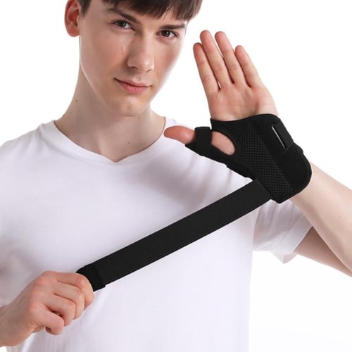 1pc Thumb Wristband Brace Wraps Carpal Tunnel Arthritis Tendonitis Sprain  Finger Support Bandage Sports Gym Wrist Protector - buy 1pc Thumb Wristband  Brace Wraps Carpal Tunnel Arthritis Tendonitis Sprain Finger Support Bandage