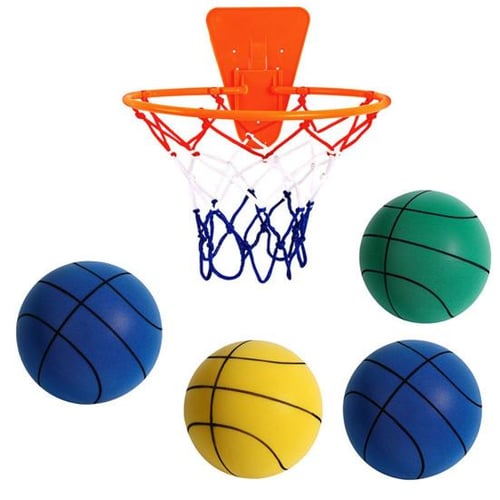 Large and Bouncy Silent Basketball Foam Ball 21/18cm Diameter