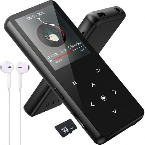 Mp3 Player With Bluetooth 5.0, Music Player With 32gb Tf Card,fm,earphone,  Portable Hifi Music Play