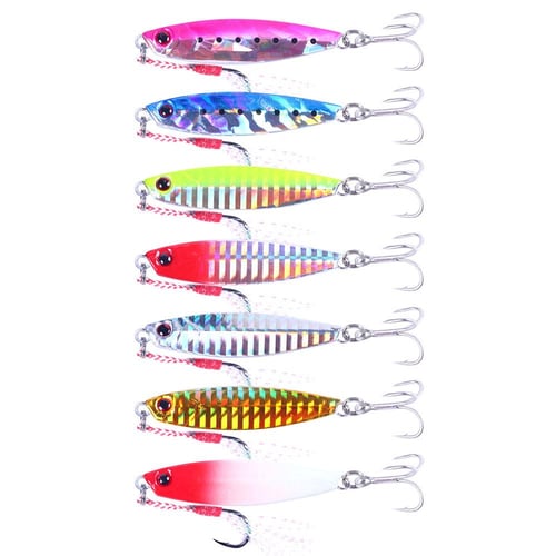 Soft Fishing Lures 5Pcs/Pack Lead Head Jigs Sinking Swimbaits Saltwater  Tackles