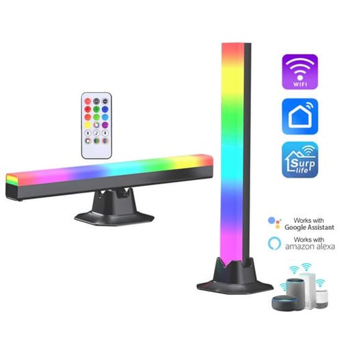 RGB LED Light Bar USB Powered Ambient Light Remote Control Color