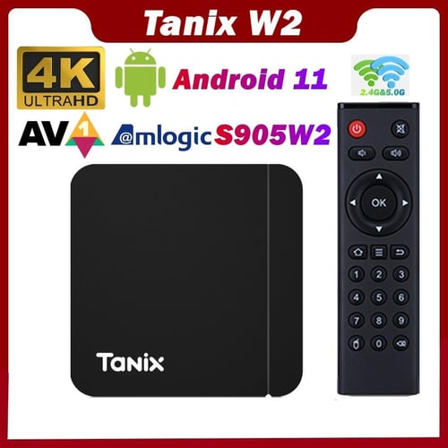 H96 Max W2 Android 11 TV Box Amlogic S905W2 Dual WiFi BT 2GB 16GB