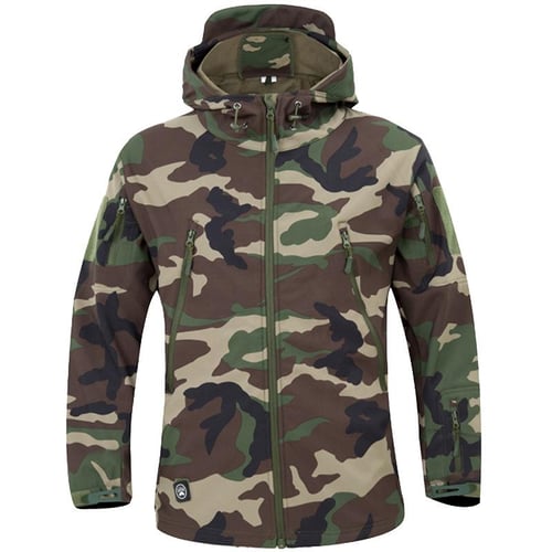 Winter Men's Windproof Military Camouflage Fleece Jacket Army Tactical  Airsoft Clothing Multicam Male Bomber Windbreakers