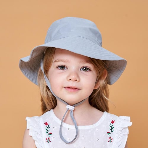 Baby Bucket Hat For 3-12M New Spring Baby Boys Girls Sunshade Hat