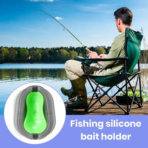 10pcs/bag Plastic Fishing Feeder Holder Bait Luminous Fishing Bait