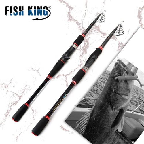Fish King Premium Kids Fishing Rod 1.8m-3.0m Carbon Fiber Glass