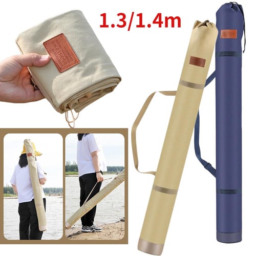 Large Capacity Fishing Rod Bag Multifunctional Umbrella Bag Canvas