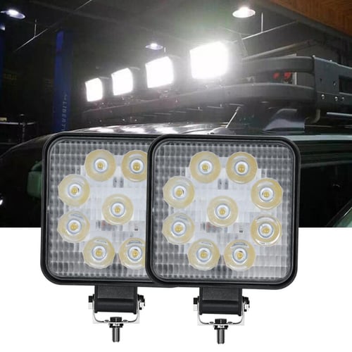 12V LED Work Light Bar 6inch Spotlight LED Fog Lights For Moto Offroad Atv  Tractor Truck