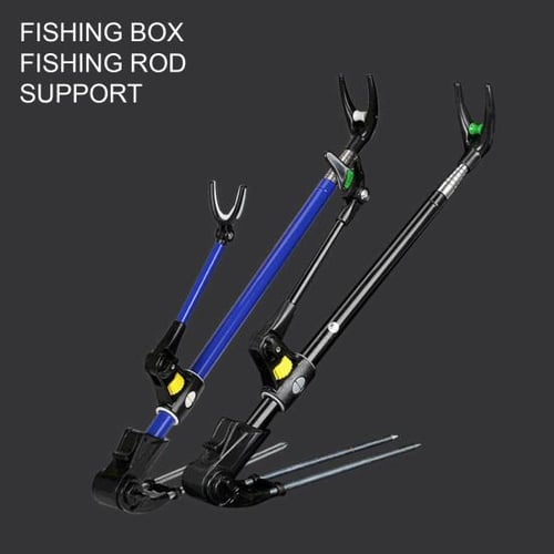 Fishing Rod Holder for Bank Fishing Adjustable Ground Support Stand Fish  Pole Holder