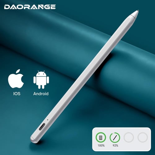 For Apple Pencil,For Samsung Huawei Xiaomi OPPO Vivo Smartphone Microsoft  Surface Tablet Stylus Pen For iPad Pencil Android Pen Colors: white