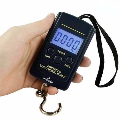 1pc Fishing Scale With Backlit LCD Display, 1g-50kg Digital