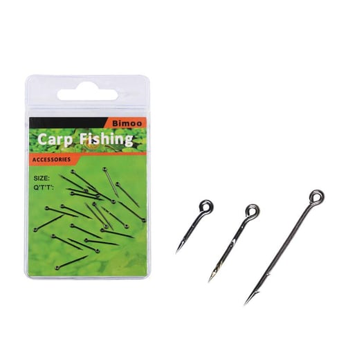 Bimoo 20pcs Bait Spike Pin Carp Fishing Hook Bait Sting Boilies