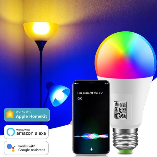 E14 Smart LED Light Candle Bulb 5W RGB Color Changing Apple Homekit Alexa  Google