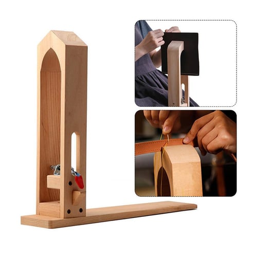 Leather Hand Stitching Fixture Wooden Leather Fix Clamp Leather Sewing Tool  DIY Leathercraft Wood - buy Leather Hand Stitching Fixture Wooden Leather  Fix Clamp Leather Sewing Tool DIY Leathercraft Wood: prices, reviews