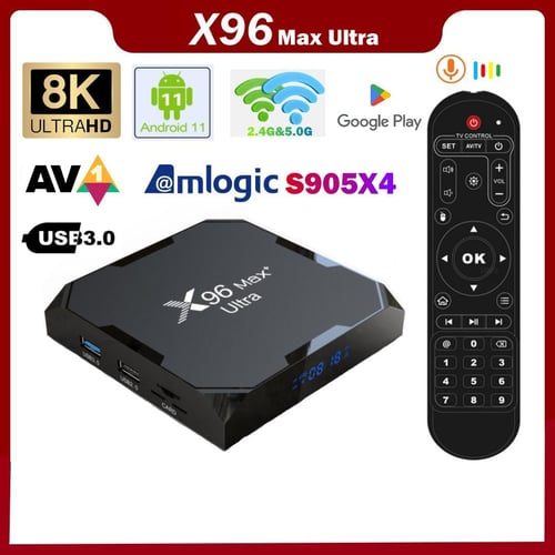 H96 Max V12 Android TV Set Top Box Bluetooth-compatible 4.0 Android 12 TV  Box US