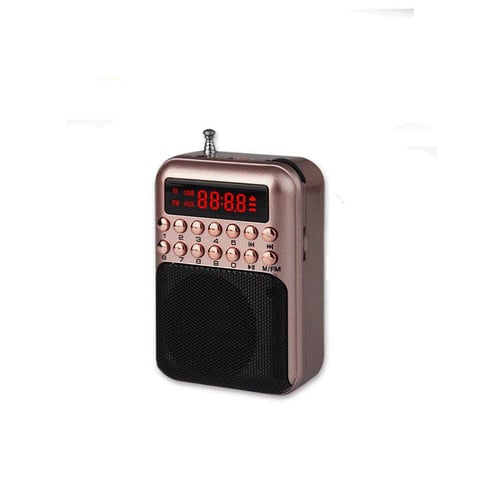 Mini Radio Fm Digital Portable Speakers With Fm Receiver Support Sd/tf Card