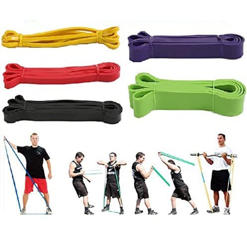 SU)5PC Heavy Duty Resistance Loop Exercise Bands Stretching Yoga Home Women  Men - buy (SU)5PC Heavy Duty Resistance Loop Exercise Bands Stretching Yoga  Home Women Men: prices, reviews