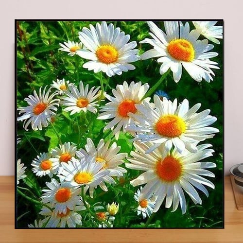 Flower DIY 5D Diamond Painting Pretty Sunflower Diamond Embroidery Full Lay  Anime Cross Stitch Kits Home Decor Handmade Gift - sotib olish Flower DIY 5D  Diamond Painting Pretty Sunflower Diamond Embroidery Full