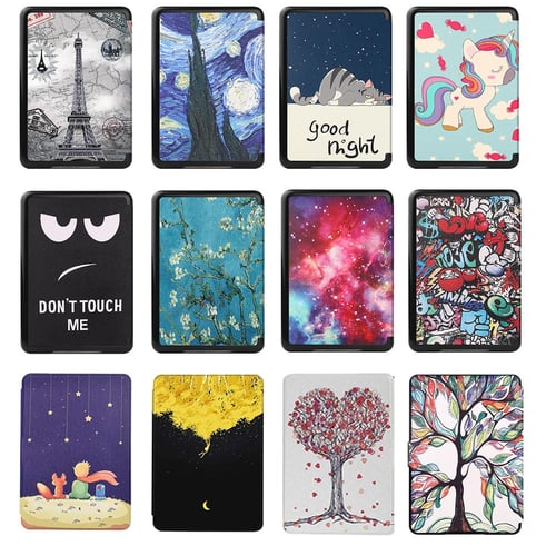 Cheap Tablet Case 3D Tree Embossed For All-New Kindle 11th Gen 2022 Case  Flip Stand Soft Silicone Cover For Funda Kindle 2022 6 Inch Case