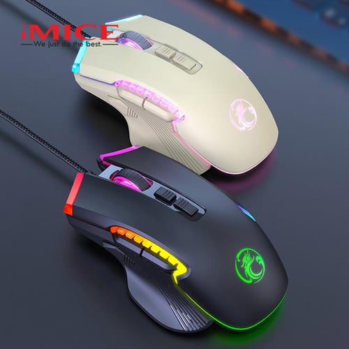 Wired Gaming Mosue Gamer Computer Mouse Ergonomic Mause Usb Mouse 8 Keys  Customizable 8d 7200 Dpi