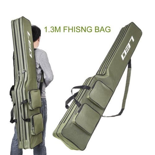 130cm Fishing Rod Bags Double Layer Large Capacity Foldable Sea Fishing  Tackle Tools Storage Bag - buy 130cm Fishing Rod Bags Double Layer Large  Capacity Foldable Sea Fishing Tackle Tools Storage Bag
