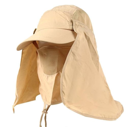 Men and Women Outdoor Sun Protection Fishing Hat with Detachable Face Neck  Cover Flap, Summer - buy Men and Women Outdoor Sun Protection Fishing Hat  with Detachable Face Neck Cover Flap, Summer